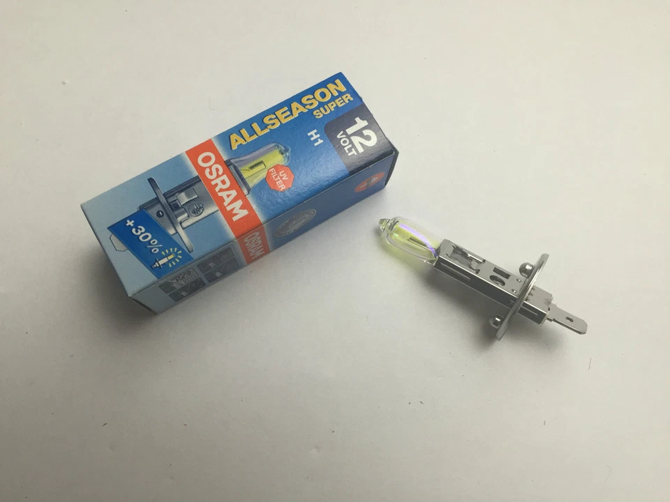 2 x OSRAM H1 ALLSEASON +30% 12V 55W P14,5s Glühlampe 64150ALS 55 Watt ALL SEASON - Bild 1 von 1