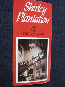 Shirley Plantation Oldest in Virginia [Pamphlet] Charles City - Picture 1 of 2
