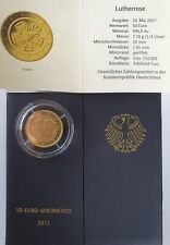 50 Euro Goldmünze 1/4 Unze Lutherrose 2017 - Prägestätte D - kleine Auflage