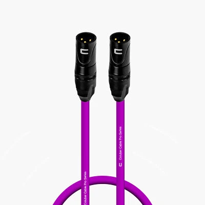 Cable equilibrado macho XLR de 3 pines - Cable conector profesional color longitud personalizada Foto 1 de 4