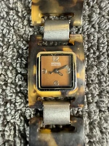 Michael Kors Ladies Fashion Watch Tortoise Shell MK—4072 new battery see descrip - Picture 1 of 4