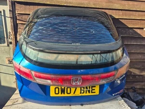 HONDA CIVIC MK8 HECKKLAPPE KOFFERRAUM KOFFERRAUMDECKEL 2005 BIS 2011 REIFEN S BLAU B520P - Bild 1 von 7