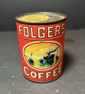 VTG Folgers Coffee Puzzle In a Can Promotional New/Sealed - Picture 1 of 5
