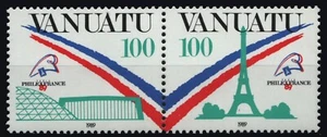 Vanuatu 1989 - Mi-N.o 818-819 ** - Estampillada sin montar o nunca montada - Philexfrance - Imagen 1 de 1