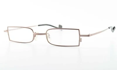 Marco de gafas Theo Belgium modelo Tintín 49 ojo de diseñador cuadrado brillo marrón Foto 1 de 4