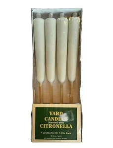 Old Harbor Candles Yard Candles Scented With Citronella - Picture 1 of 3