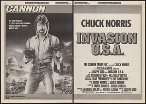 INVASION U.S.A.__Original 1985 Trade AD / poster__Chuck Norris__Joseph Zito__USA - Picture 1 of 3