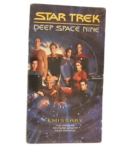 VHS Sealed Star Trek Deep Space Nine EMISSARY NOS Pilot Episode 1-2  1993 Show - Imagen 1 de 6