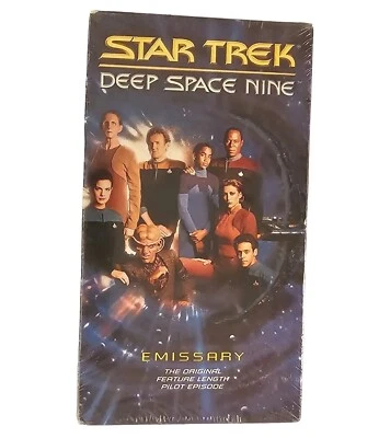 VHS Sealed Star Trek Deep Space Nine EMISSARY NOS Pilot Episode 1-2  1993 Show - Imagem 1 de 4