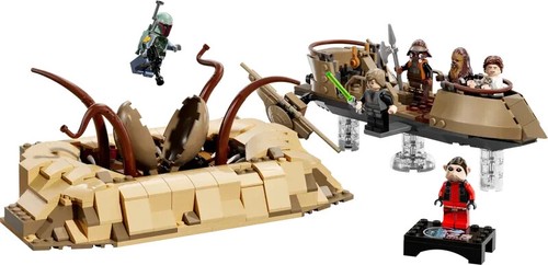 Busker`s (9点セット) LEGO 75396 Star Wars Desert Skiff & Sarlacc Pit Building Toy Set
