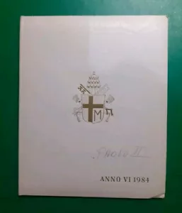 VATICANO SERIE DIVISIONALE 1984 GIOV.PAOLO II° ANNO VI 7 VALORI CON ARGENTO FDC - Foto 1 di 4
