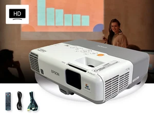 Best Budget 2600 Lumens 3LCD Projector for Small Businesses HD HDMI USB - Picture 1 of 9