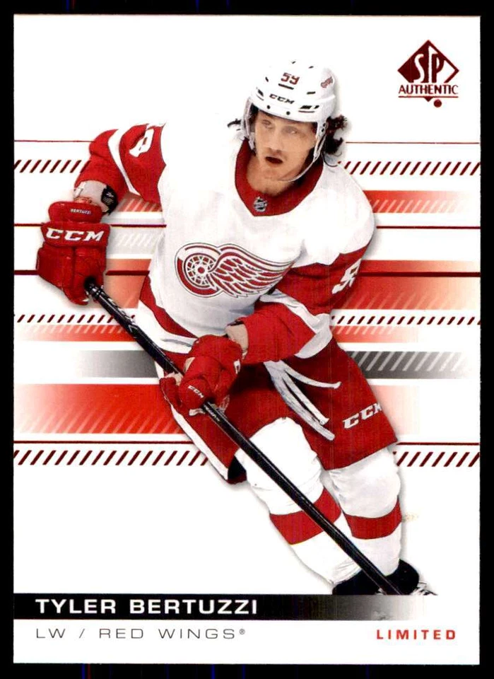 2019-20 SP Authentic Limited Red Tyler Bertuzzi #8 - Image 1 of 2