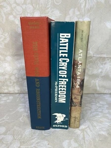 3 Bücher zum Bürgerkrieg - Schlachtruf der Freiheit, Atlanta 1864, Wiederaufbau - Bild 1 von 12