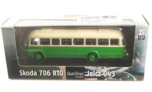 JZS Jelcz 043 Bus (beige/grün) Wismut (2.Version) Kennzeichen XR 00-47 1:87 .. - Bild 1 von 1