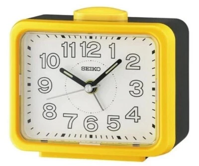 SEIKO loud alarm clock luminous quite sweep night LED light QHK061 - Image 1 of 4