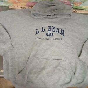 Vintage L.L. Bean Hoodie grau - 1912 An Outdoor Tradition - Kängurutasche - sauber - Bild 1 von 9