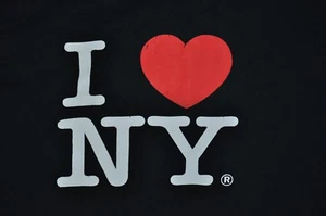 camiseta grande i love ny nyc new york city heart 21 pulgadas pit 2 pit - Imagen 1 de 3