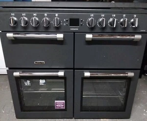 Leisure CC100F521K Freestanding Dual-Fuel Range Cooker - Black - Picture 1 of 11