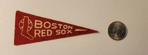 Mini banderín de béisbol vintage de los Medias Rojas de Boston - Imagen 1 de 1