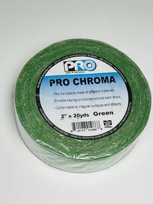 ProTapes Chroma Green Fabric Cloth Gaffer Tape 2” X 20 YRDS - New and Sealed - Image 1 of 3