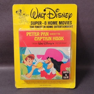 Rarität selten Vintage Walt Disney Peter Pan trifft Captain Hook Super 8 mm versiegelt PA - Bild 1 von 2
