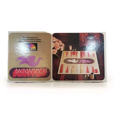 VINTAGE Backgammon COMPLETE Selchow & Righter 1975 Classic Board Game Strategy - Image 1 of 4