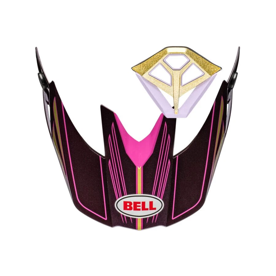 Kit de visera/boquilla Bell Moto-10 - Tagger Purple Haze - púrpura/oro 7161573 Foto 1 de 1