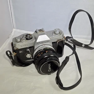 Canon FTb QL 35mm SLR Film Camera with 50mm f/1.8 FD Lens- Tested - Picture 1 of 8