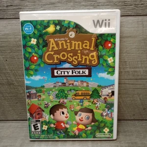 Animal Crossing: City Folk Nintendo Wii 2008 No Manual - Picture 1 of 7