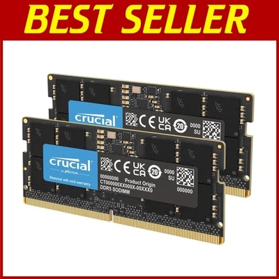 Efficient 32GB DDR5 RAM (2x16GB) at 4800MHz - Perfect for Demanding Applications - Image 1 of 4