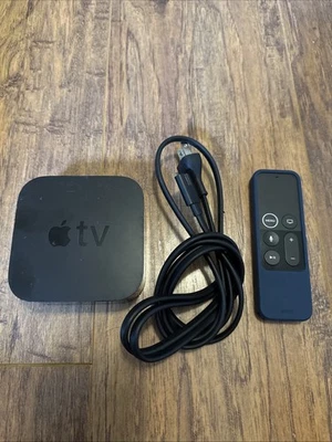 Apple TV 4K HDR 32GB A1842 Dolby Vision Atmos Good Condition With Remote & Case - Image 1 of 4