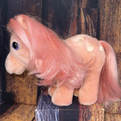 Vintage 1985 My Little Pony G1 Softies Cotton Candy Pink Plush Stuffed Toy READ - Image 1 of 4