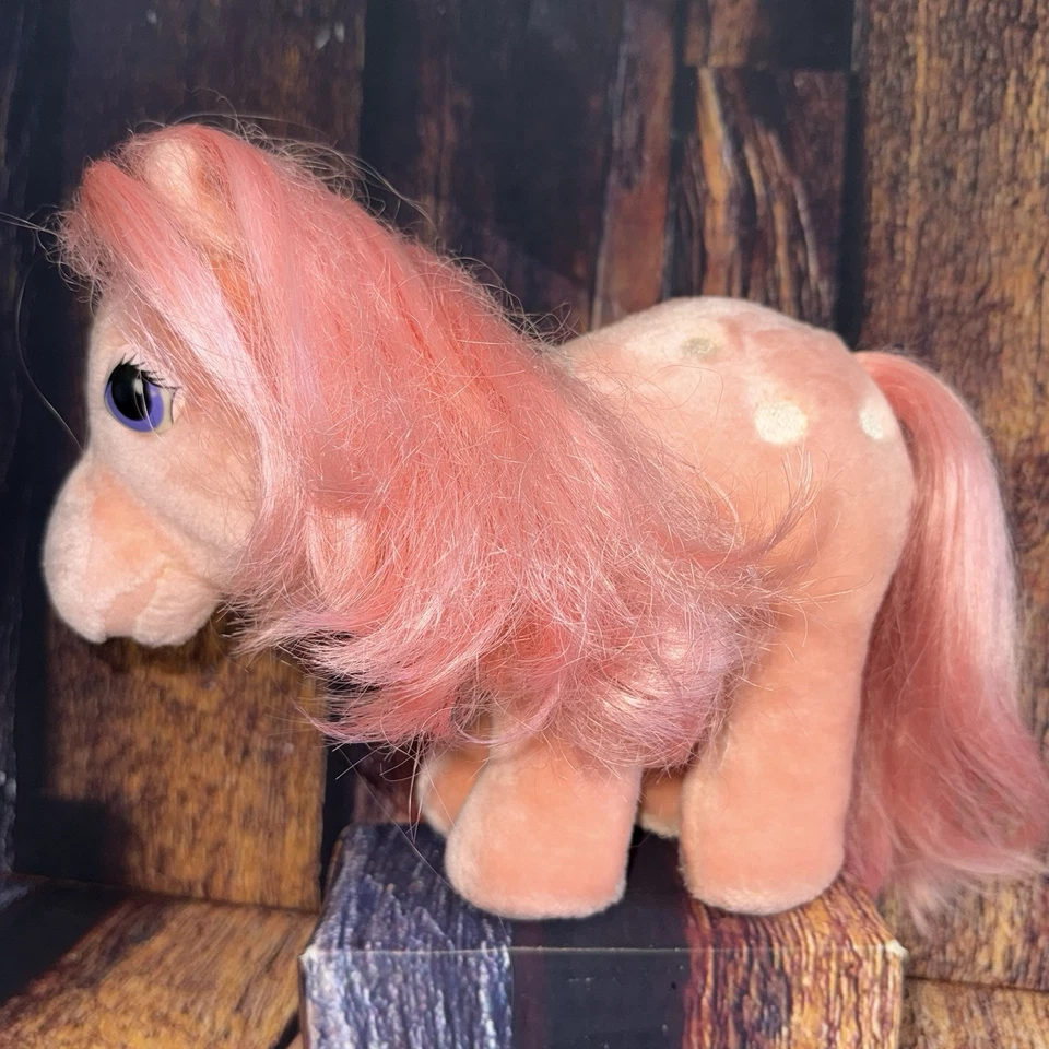 Vintage 1985 My Little Pony G1 Softies Cotton Candy Pink Plush Stuffed Toy READ - Image 1 of 4