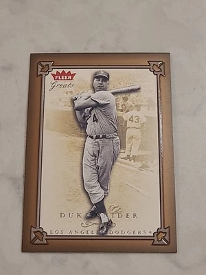 2004 Fleer Greats Of The Game- Duke Snider #130 DODGERS (HOF) - Image 1 of 2