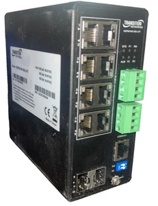 Transition Networks 8 Port Managed Hardened Giga Ethernet SISPM1040-582-LRT. BC - Picture 1 of 5