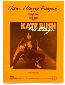Kate Bush - Them Heavy People 1978 Original UK Sheet Music - Very Scarce! - Picture 1 of 1