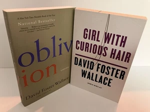 DAVID FOSTER WALLACE Oblivion - Girl With Curious Hair Softcover Lot of 2 Fine - Imagen 1 de 2