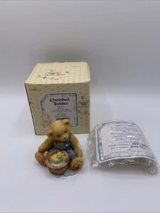 Cherished Teddies LOVE KEEP ME A FLOTE 156272 con caja oso estatuilla - Imagen 1 de 13