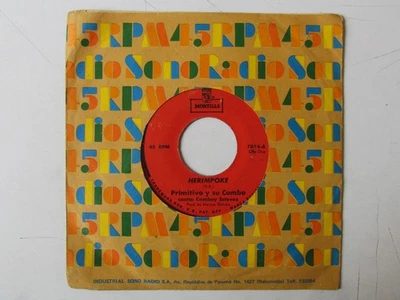 PRIMITIVO Y SU COMBO - SALSA LATIN JAZZ BOOGALOO - ORIG 7" MONTILLA-7014 - Image 1 of 3