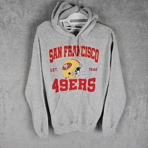 San Francisco 49ers NFL Gray Hoodie Size Small Fleece  - Picture 1 of 8