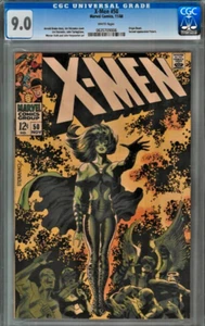 X-Men #50 Segunda Aparición de Polaris Icónica Cubierta Steranko CGC 9.0 Marvel 1968 - Imagen 1 de 4