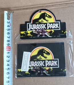 Raro Juego De 5 Pegatinas PARQUE JURÁSICO De Colección Años 90 Sin Abrir En Bolsa De ARGENTINA - Imagen 1 de 5