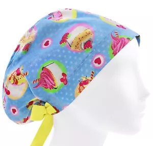 Sombrero de exfoliante, gorras de cirugía, sombreros quirúrgicos, gorra de cupcake, sombrero médico - Imagen 1 de 3