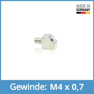 DIN 3405 D2 M4 x 0,7 Stahl verzinkt Trichterschmiernippel Schmiernippel - Picture 1 of 1