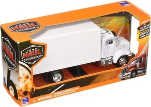 New Ray - 1:43 Scale Long Haul Trucker Peterbilt 335 Box Truck (BBNR15803D) - Picture 1 of 3