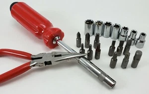 Juego de herramientas multipropósito Boxer Tools 21 piezas con alicate de nariz larga - Imagen 1 de 8