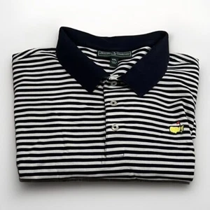 The Masters Collection Official Navy White Striped Men’s Polo Shirt Size XXL - Picture 1 of 5