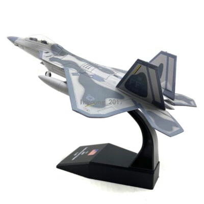 1/100 Lockheed Martin F-22 Raptor Fighter Plane Model Diecast Airplane Model - Image 1 of 4