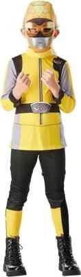 Rubie's Official Power Rangers Yellow Beast Morphers Costume Size S 3-4 Yrs NEW - Image 1 of 4